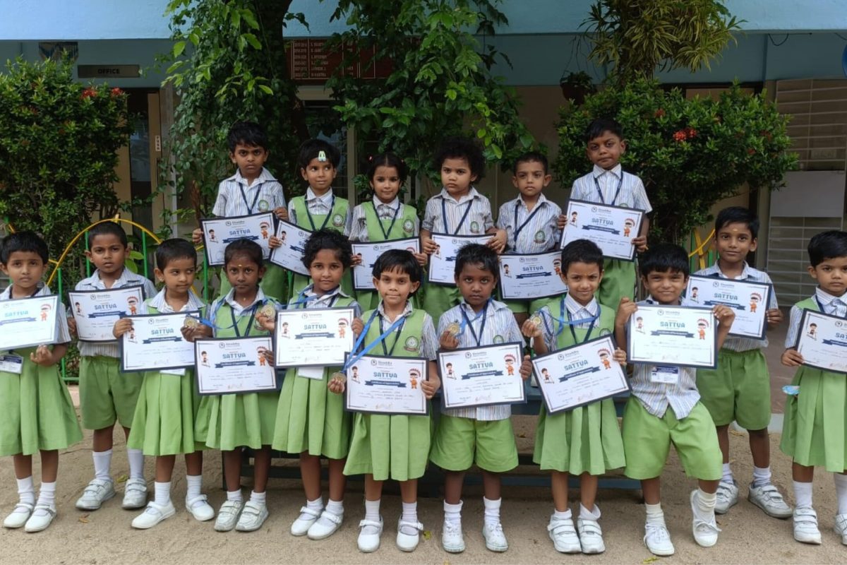 Inter-School Culturals prize winners at Shraddha Children 's Academy on 30.08.2025-06